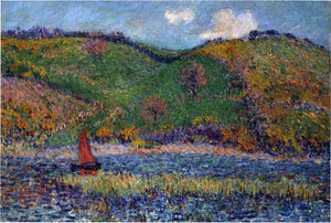  Gustave Loiseau The Belon River - Art Print