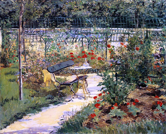  Edouard Manet The Bench (also known as My Garden) - Art Print