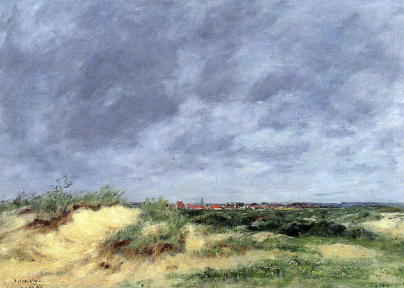  Eugene-Louis Boudin The Berck Dunes - Art Print