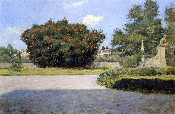  William Merritt Chase The Big Oleander - Art Print