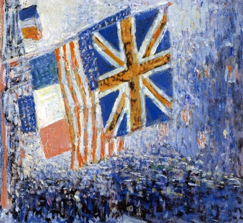  Frederick Childe Hassam The Big Parade - Art Print