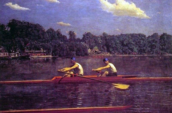  Thomas Eakins The Biglin Brothers Racing - Art Print