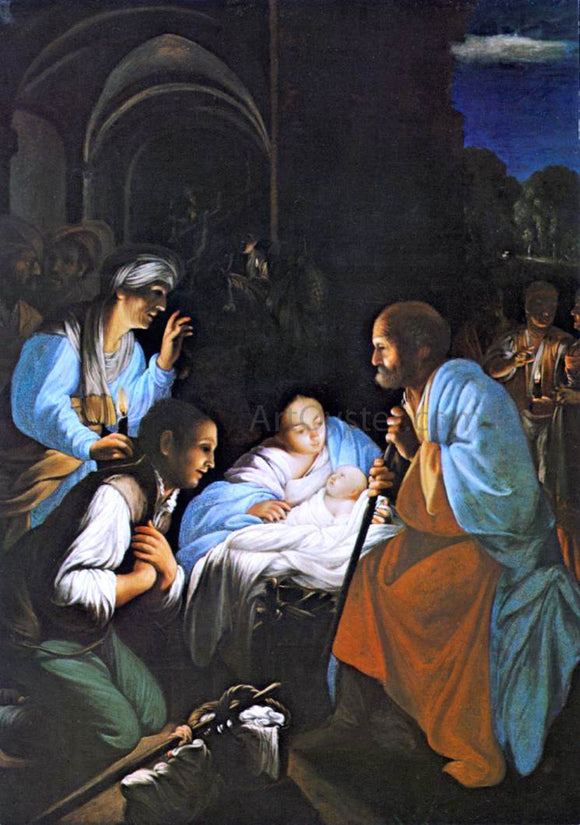  Carlo Saraceni The Birth of Christ - Art Print