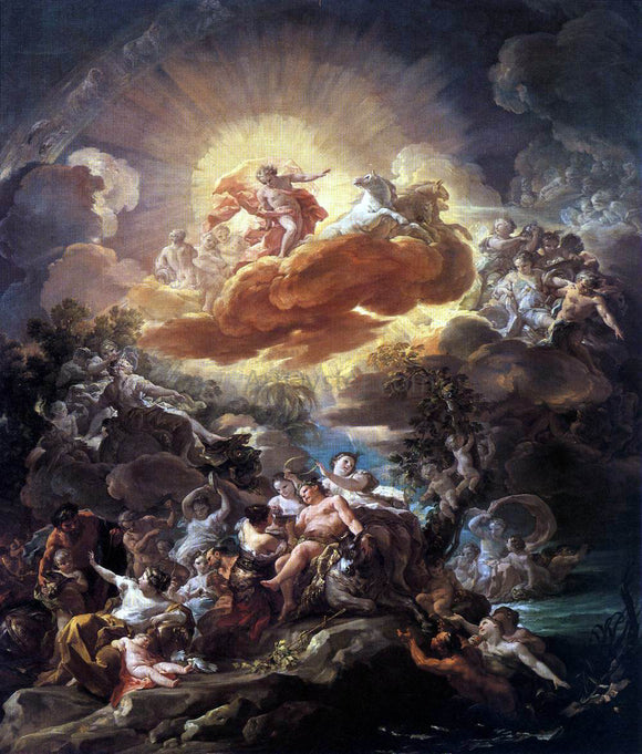  Corrado Giaquinto The Birth of the Sun and the Triumph of Bacchus - Art Print