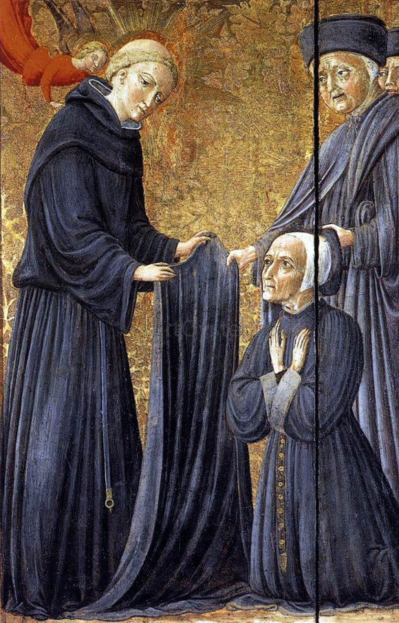  Vecchietta The Blessed Agostino Novello Assigning the Habit of the Hospital to the Rector - Art Print