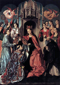  Unknown The Blessing of the Chasuble to St Ildefonso - Art Print
