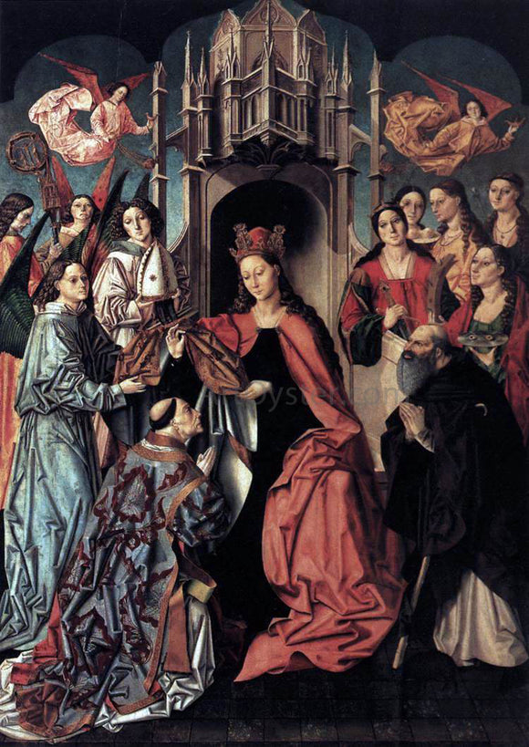  Unknown The Blessing of the Chasuble to St Ildefonso - Art Print