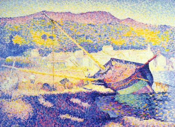  Henri Edmond Cross The Blue Boat - Art Print