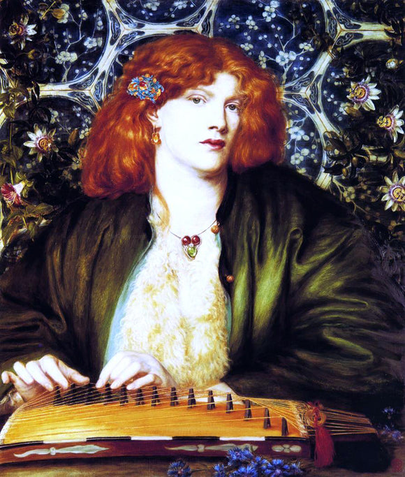  Dante Gabriel Rossetti The Blue Bower - Art Print