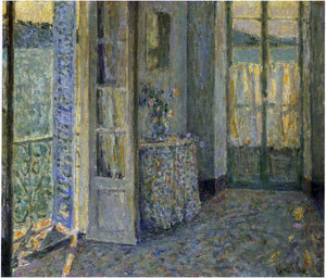  Henri Le Sidaner The Blue Chamber - Art Print