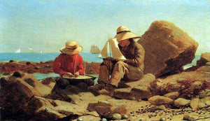  Winslow Homer The Boat Builders (also known as Ship Building) - Art Print