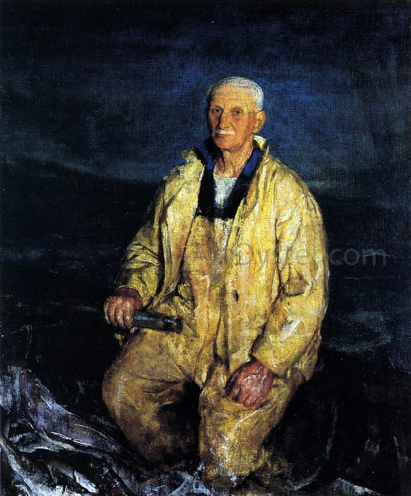  Charles Webster Hawthorne The Boat Steerer - Art Print