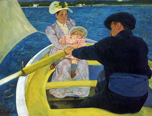  Mary Cassatt The Boating Party - Art Print