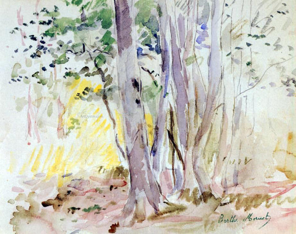  Berthe Morisot The Bois de Boulogne - Art Print