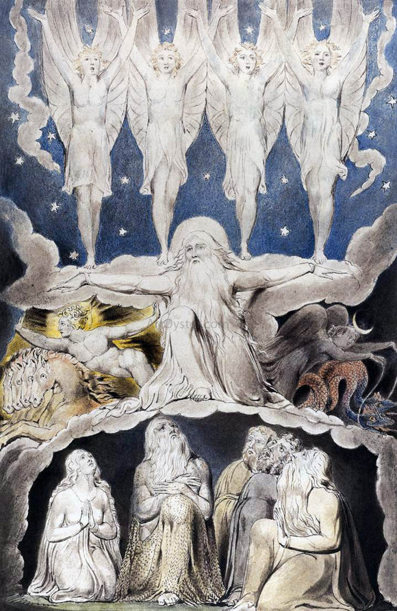  William Blake The Book of Job: When the Morning Stars Sang Together - Art Print
