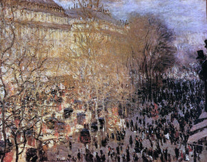  Claude Oscar Monet The Boulevard des Capuchine (also known as Boulevard des Capucines) - Art Print