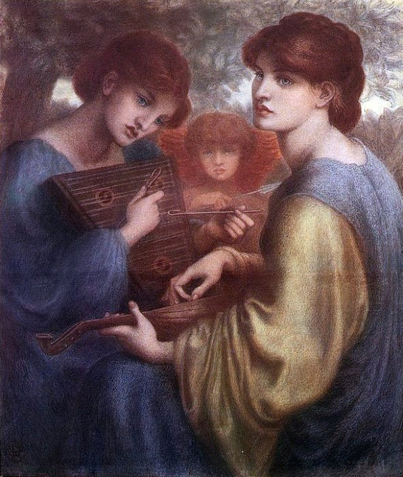  Dante Gabriel Rossetti The Bower Meadow - Art Print