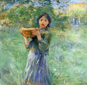  Berthe Morisot The Bowl of Milk - Art Print