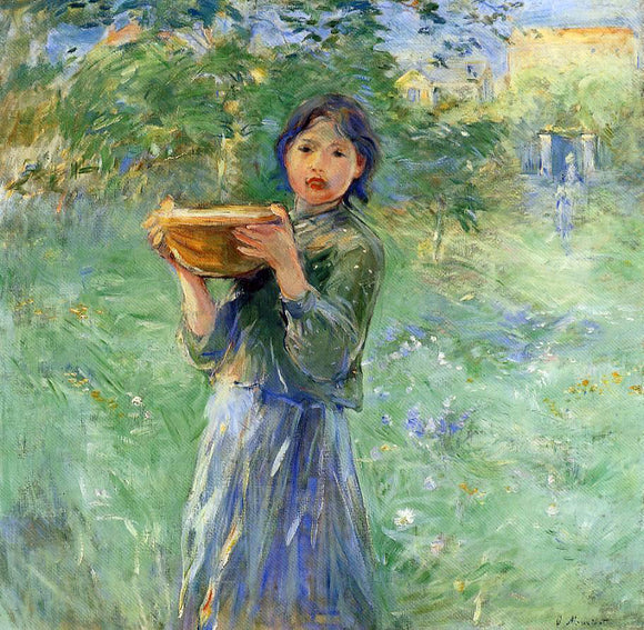  Berthe Morisot The Bowl of Milk - Art Print