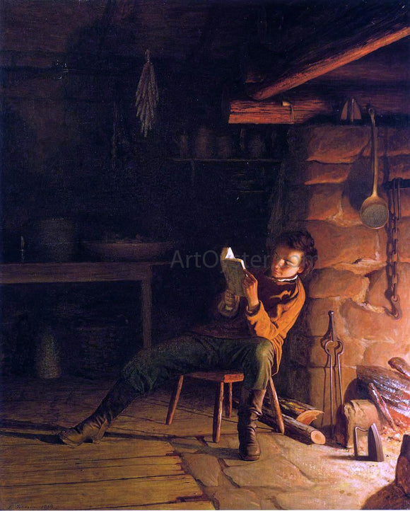  Eastman Johnson The Boyhood of Abraham Lincoln - Art Print