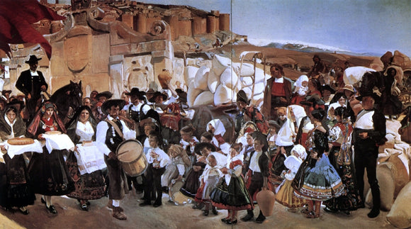  Joaquin Sorolla Y Bastida The Bread Fiesta (Castile) - Art Print