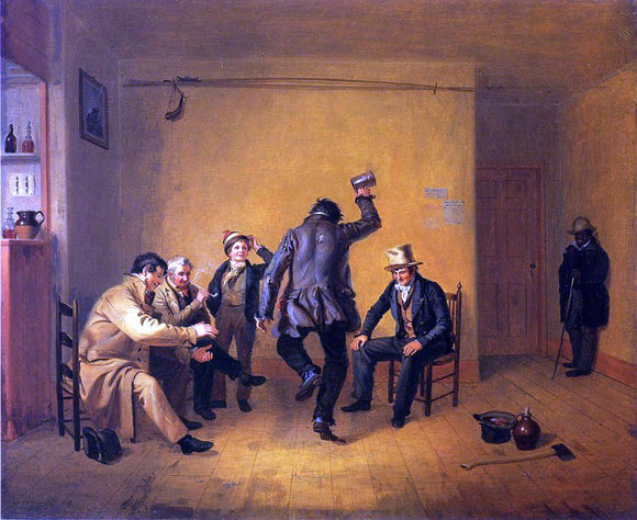  William Sidney Mount The Breakdown (also known as Bar-room Scene) - Art Print