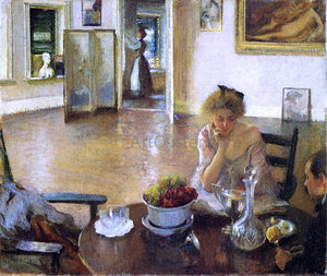  Edmund Tarbell A Breakfast Room (also known as In the Breakfast Room) - Art Print