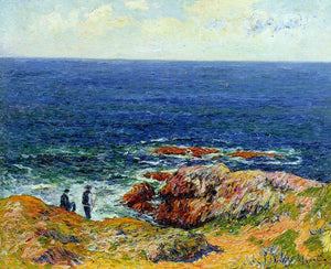  Henri Moret The Breton Coast - Art Print