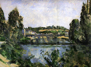  Paul Cezanne The Bridge and Waterfall at Pontoise - Art Print