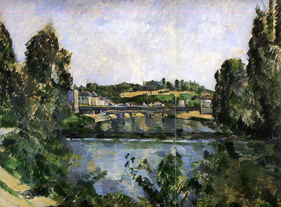  Paul Cezanne The Bridge and Waterfall at Pontoise - Art Print