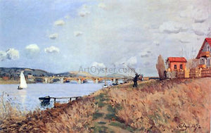  Alfred Sisley The Bridge at Argenteuil - Art Print