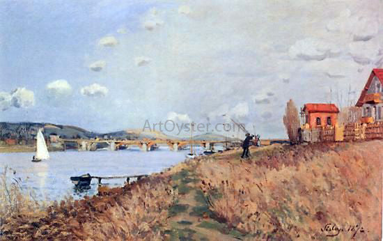  Alfred Sisley The Bridge at Argenteuil - Art Print