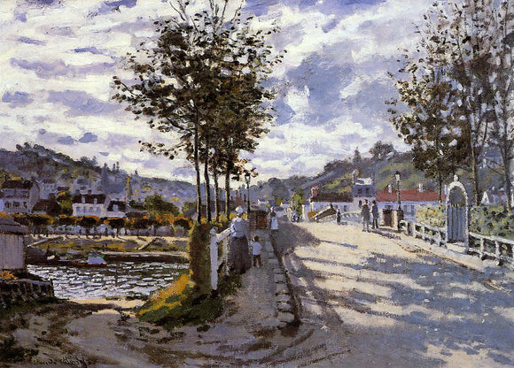  Claude Oscar Monet The Bridge at Bougival - Art Print