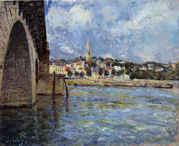  Alfred Sisley The Bridge at Saint-Cloud - Art Print