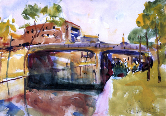  Charles Webster Hawthorne The Bridge at San Antonio - Art Print