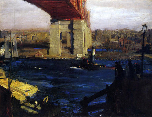  George Wesley Bellows The Bridge, Blackwell's Island - Art Print