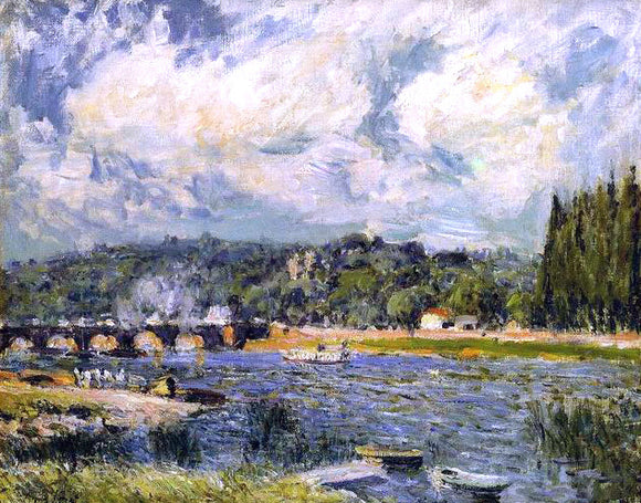  Alfred Sisley The Bridge of Sevres - Art Print