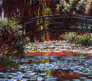  Claude Oscar Monet A Bridge over the Water-Lily Pond - Art Print