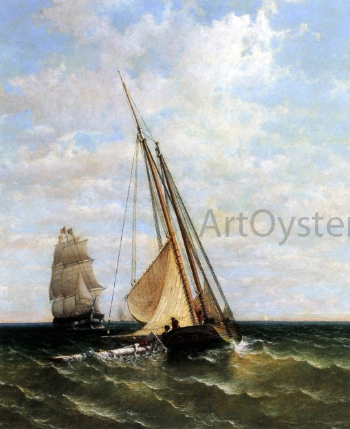  George Curtis The Broken Mast - Art Print