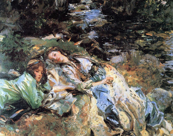  John Singer Sargent A Brook - Art Print