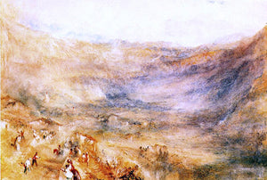  Joseph William Turner The Brunig Pass, from Meringen - Art Print