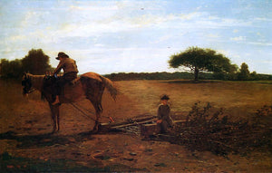  Winslow Homer The Brush Harrow - Art Print