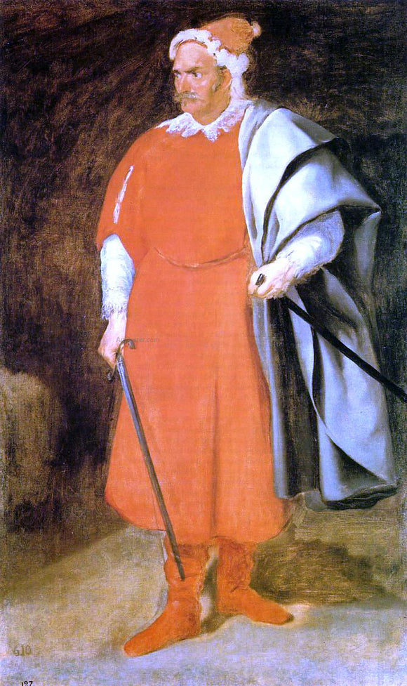  Diego Velazquez The Buffoon Don Cristobal de Castaneda y Pernia (also known as Red Beard) - Art Print