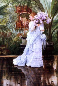  James Tissot The Bunch of Lilacs - Art Print