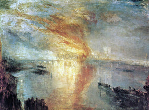  Joseph William Turner The Burning of the Houses of Lords and Commons, October 16, 1834 - Art Print