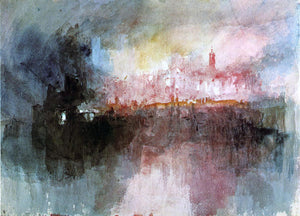  Joseph William Turner The Burning of the Houses of Parliament - Art Print