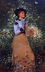  Winslow Homer The Butterfly Girl - Art Print