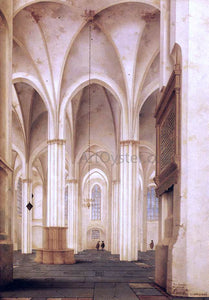  Pieter Jansz Saenredam The Buurkerk at Utrecht - Art Print