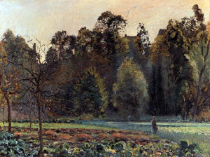  Camille Pissarro The Cabbage Field, Pontoise - Art Print