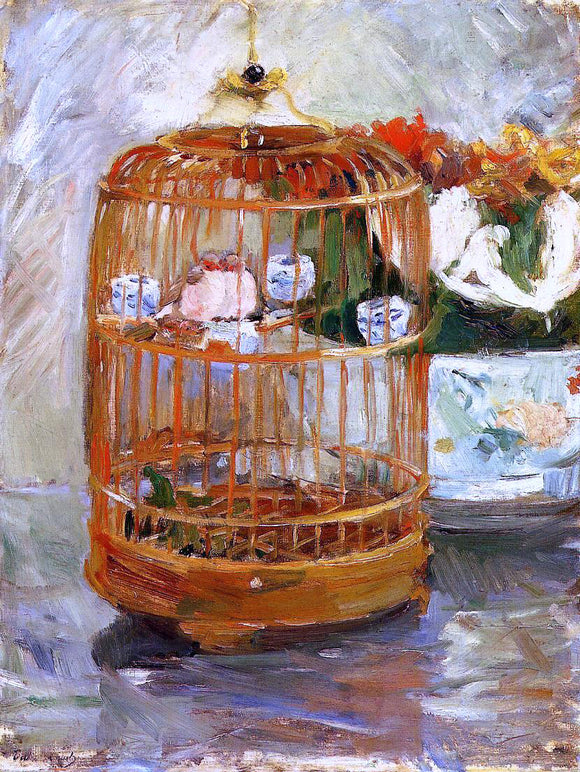  Berthe Morisot The Cage - Art Print